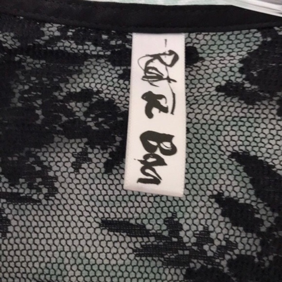 Rat And Boa black lace playsuit NWOT - Picture 6 of 11